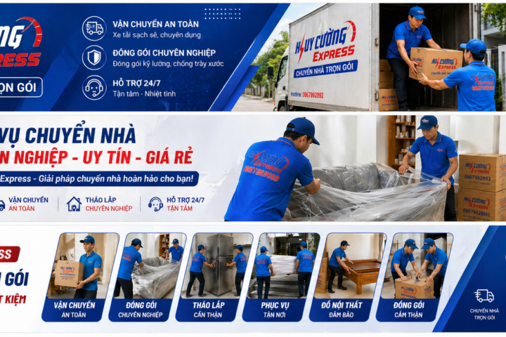 dịch vụ chuyển nhà trọn gói Huy Cường Express tại TP HCM